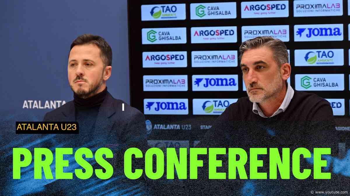 Atalanta U23, La conferenza stampa del DS Fabio Gatti e del tecnico Francesco Modesto