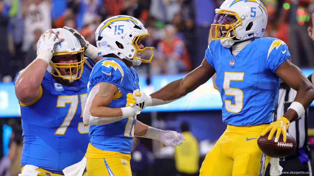 Chargers rally to beat Broncos after 48-year NFL first