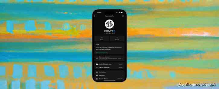 ChatGPT jetzt auf WhatsApp und am Telefon