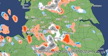 Exact time and where snow is set to fall in England this weekend