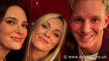 Fearne Cotton is glowing as she enjoys night out with podcast pals Elizabeth Day and Jamie Laing amid her split from husband Jesse Wood