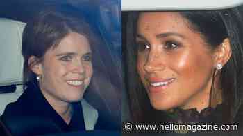 Princess Eugenie just borrowed Meghan Markle's earrings for royal Christmas lunch