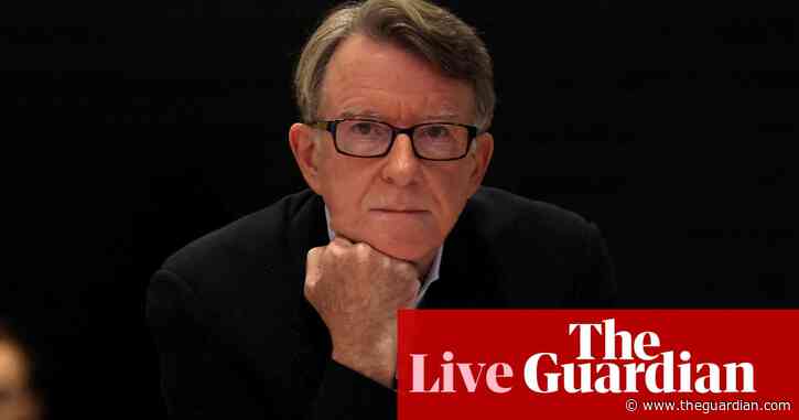 Diplomats welcome Peter Mandelson’s expected appointment as next ambassador to US – UK politics live