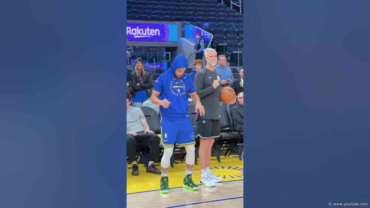 EPIC Game Day Routine Between Stephen Curry And Warriors Assistant Coach Bruce 'Q' Fraser | #shorts