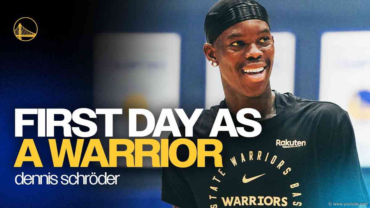 An Inside Look at Dennis Schröder's FIRST Day with the Golden State Warriors