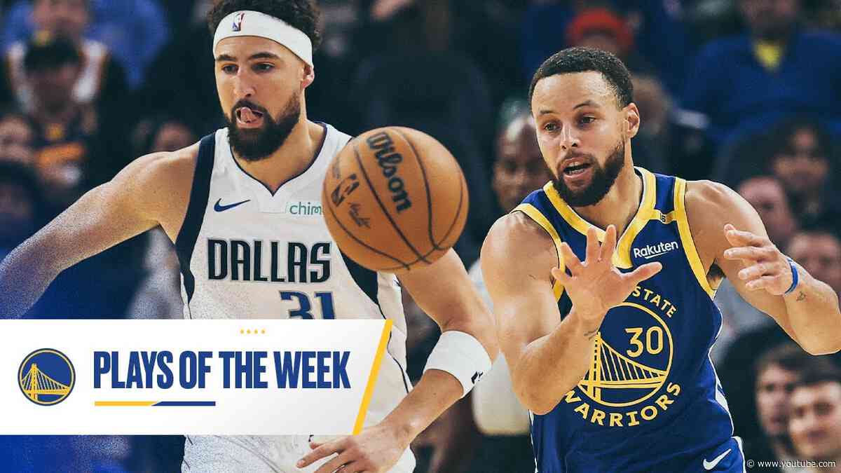 Golden State Warriors Plays of the Week | Week 7 (2024-25 NBA Season)