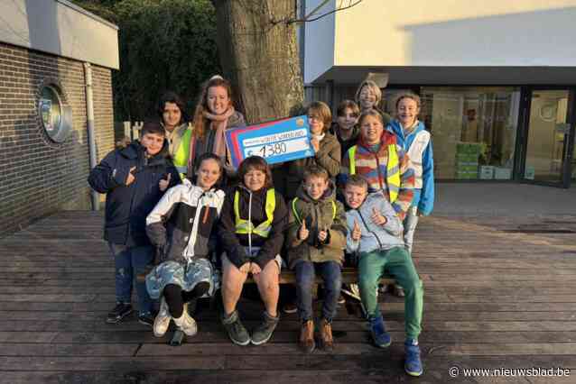 Leerlingen De Zandloper zamelen 1.380 euro in voor De Warmste Week