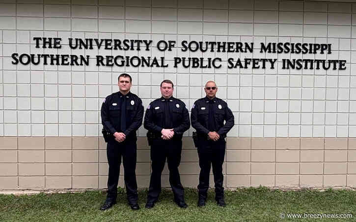 Three Kosciusko Officers Graduate from Southern Regional Public Safety Institute