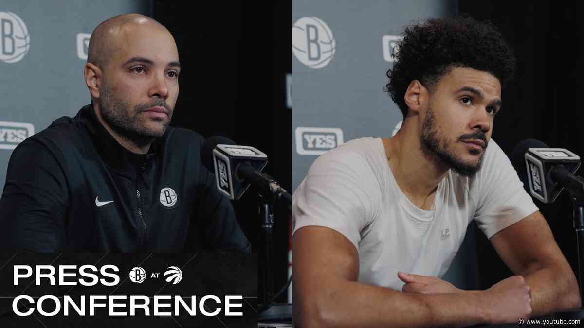 Jordi Fernández and Cam Johnson Postgame Press Conferences vs Raptors