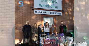 Hundreds of items donated to Warrington Foodbank