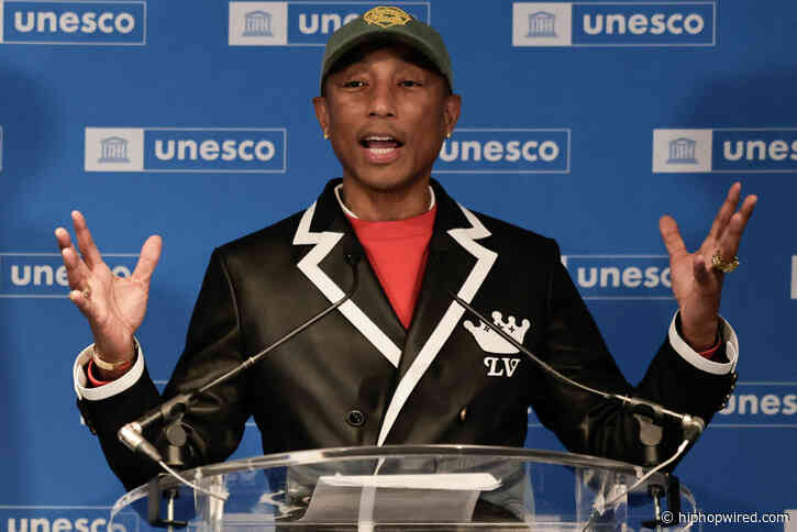 Pharrell Williams Appointed UNESCO Goodwill Ambassador For Arts Education