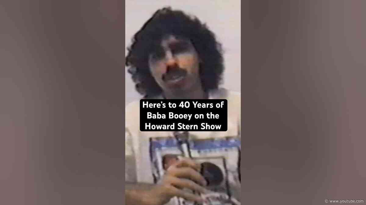 40 Years of Baba Booey on the Stern Show!