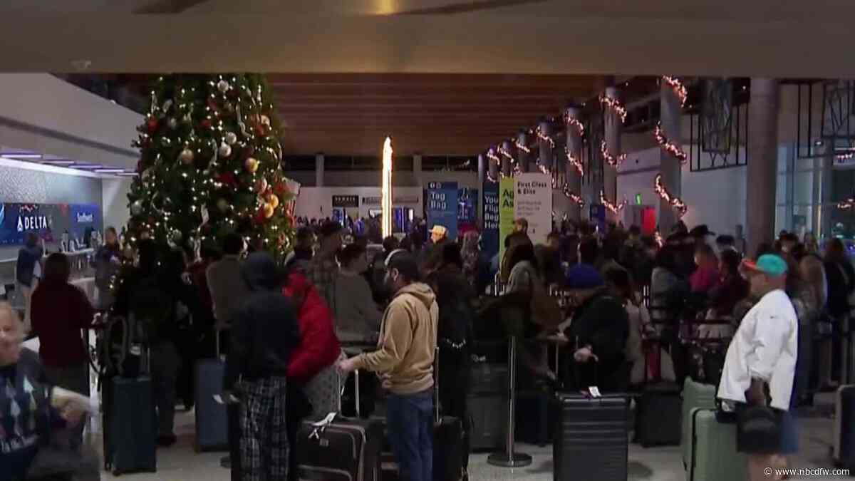 North Texas airports bracing for busiest winter holiday season ever