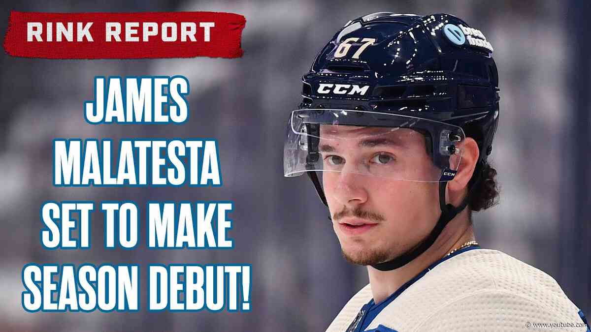 James is Bringing the Juice!  🧃 James Malatesta Set to Make His Season Debut TONIGHT! | Rink Report