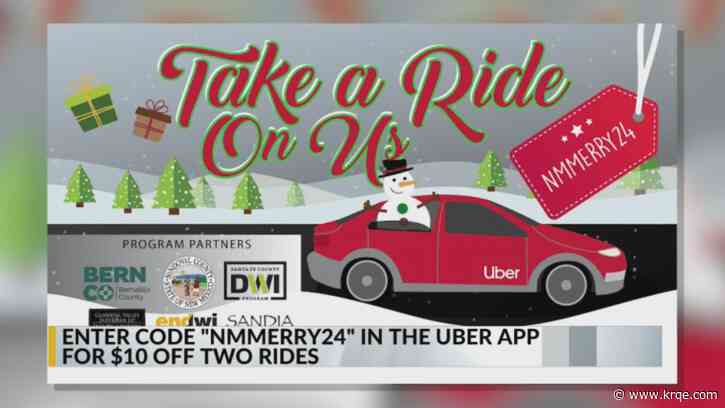 'Take a Ride on Us' program offers holiday Uber discount for 2024