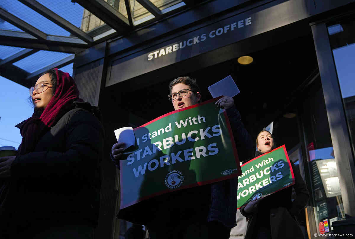 Starbucks union announces strike to last through Christmas Eve in 3 major cities