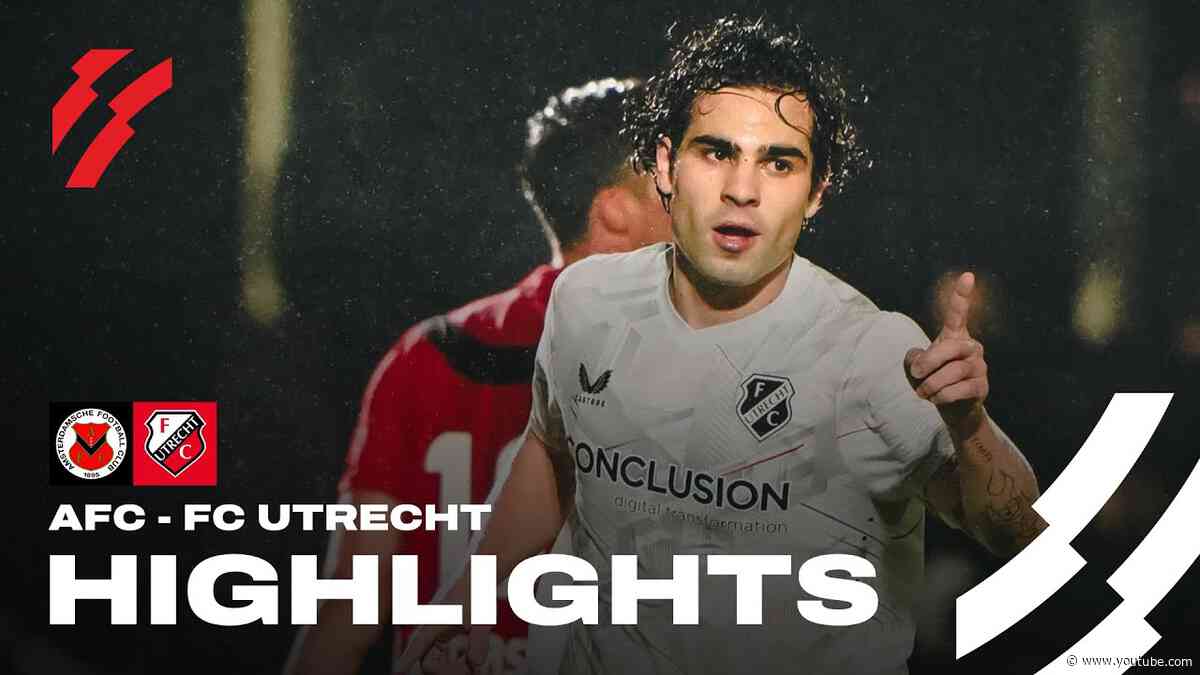 FC Utrecht wint met RUIME CIJFERS van AFC! 🔥 | HIGHLIGHTS