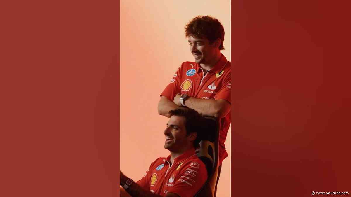 He’s one funny Chili 🌶️Full video just dropped! 😍#ScuderiaFerrari  #CarlosSainz #F1Shorts