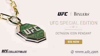 Rare Diamond Bixlers Pendant Inspired By UFC Octagon & Auctioned On UFC Collectibles