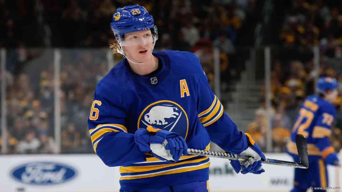 Sabres' Dahlin to return after missing 7 games