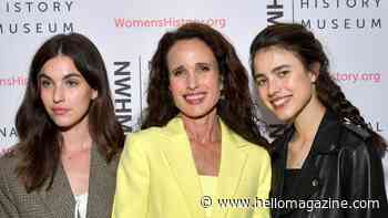 Andie MacDowell's famous  daughter reveals newborn baby's unique name