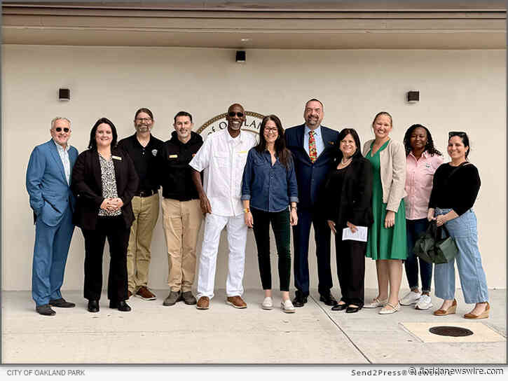 Assistant Sec. of the US Dept. of the Interior Visits Oakland Park Florida Following $2.5M Grant Award