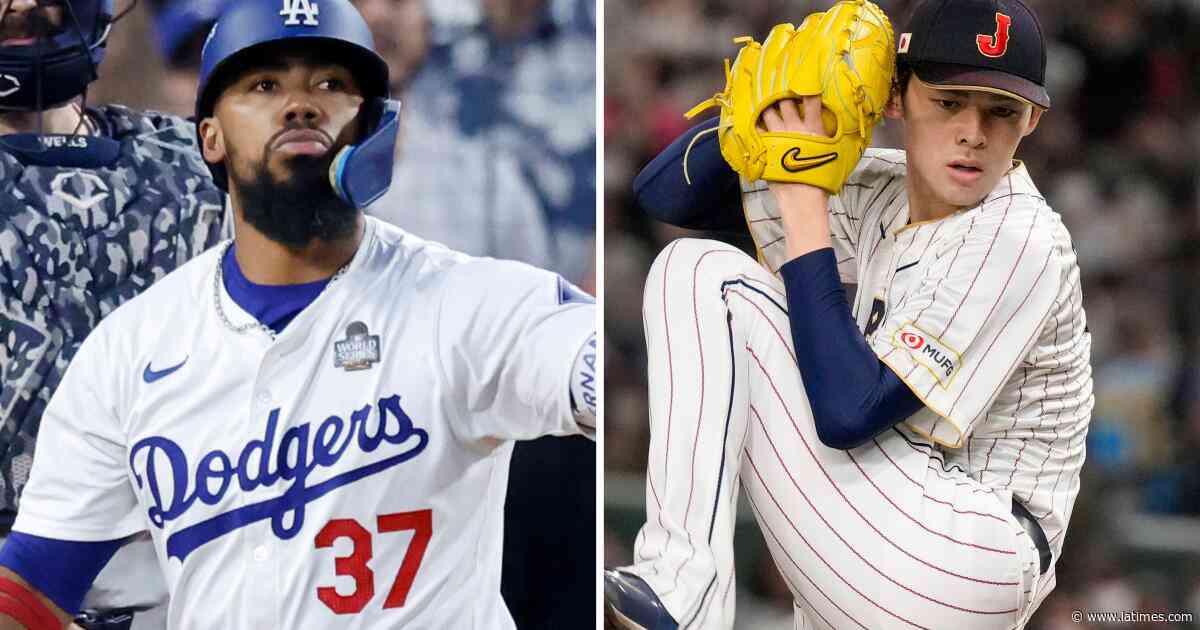 Top MLB free agents: Teoscar Hernández and Rōki Sasaki remain on Dodgers' radar