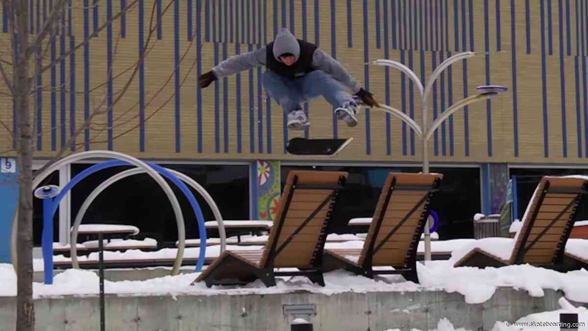 Skateboarding and Snowboarding Collide in Ambition Snowskate's New Film 'DEADLOCK'