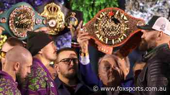 Bulked-up Fury delivers scary one-word message at blockbuster title fight weigh in