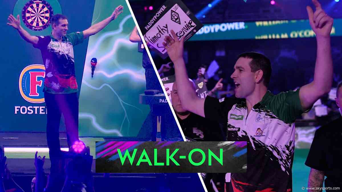 Zombie! Darts crowd can't stop singing as Irishman enters to epic walk-on song