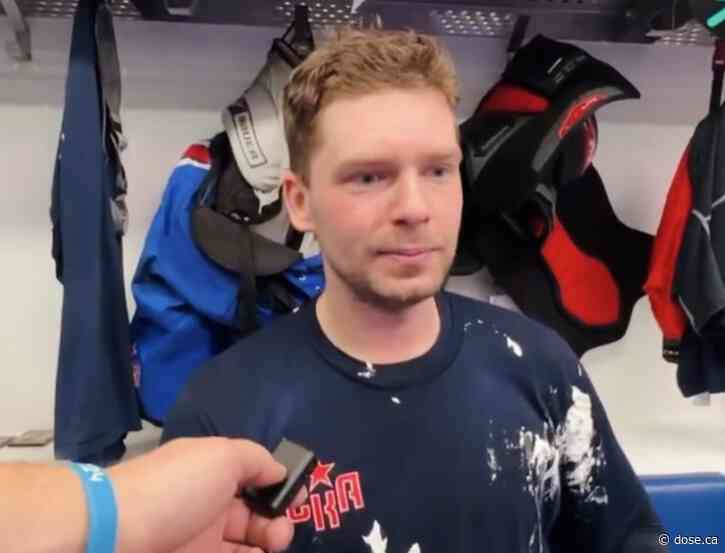 Evgeny Kuznetsov wanted Ivan Demidov to score in front of Kent Hughes.