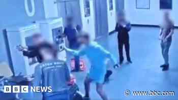 Brothers charged over airport fight with police