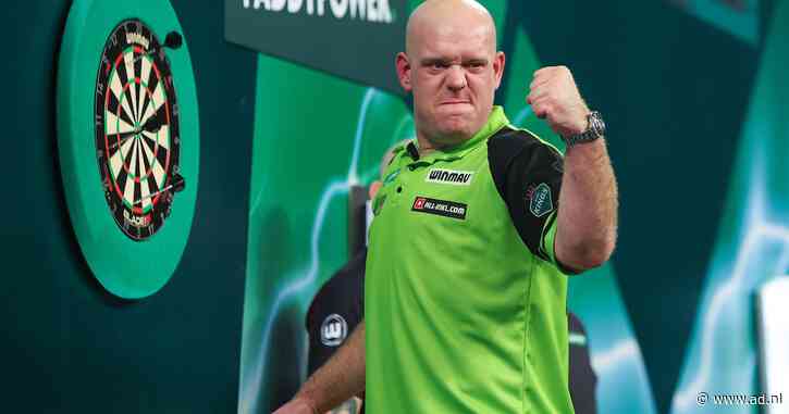 Michael van Gerwen start uitstekend: Mighty Mike pakt meteen de set van Engelsman af