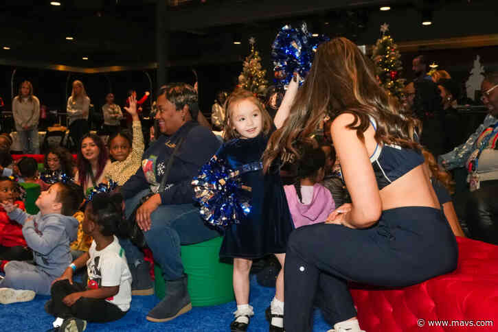 Dallas Mavericks Bring Holiday Magic to Local Kids at Cookies with Santa Event