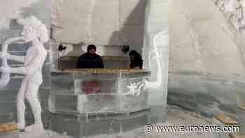 Romania's ice hotel shapes up early with musical-themed rooms