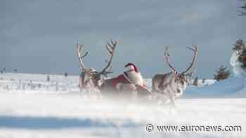 Santa sets off on his Christmas gift-giving tour