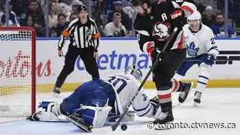 Murray stops 25 shots in first start in 21 months, Maple Leafs hand Sabres 12th straight loss, 6-3