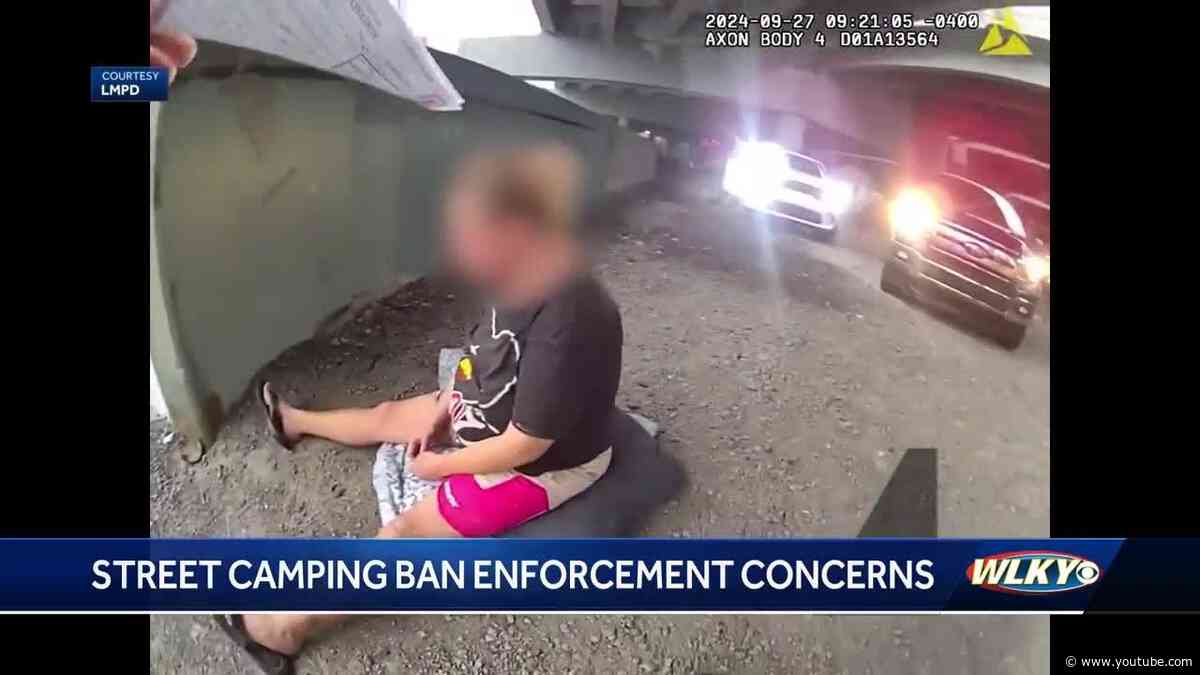 Body cam footage shows LMPD officer citing pregnant homeless woman while in labor