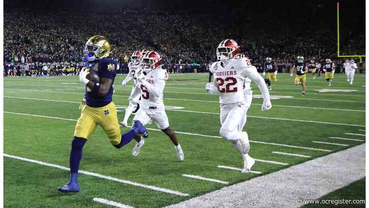 Notre Dame rolls past Indiana in first game of 12-team College Football Playoff