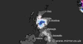 UK weather maps reveal where Brits to see snow this weekend as Met Office issues warning