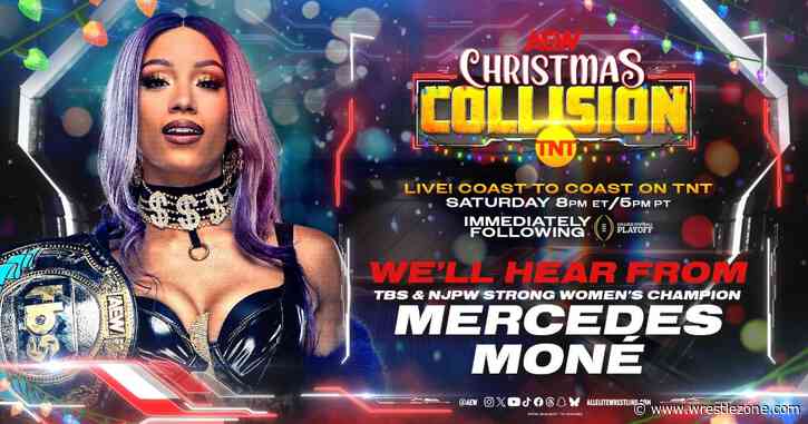 Mercedes Moné Segment, New Match Added To AEW Christmas Collision