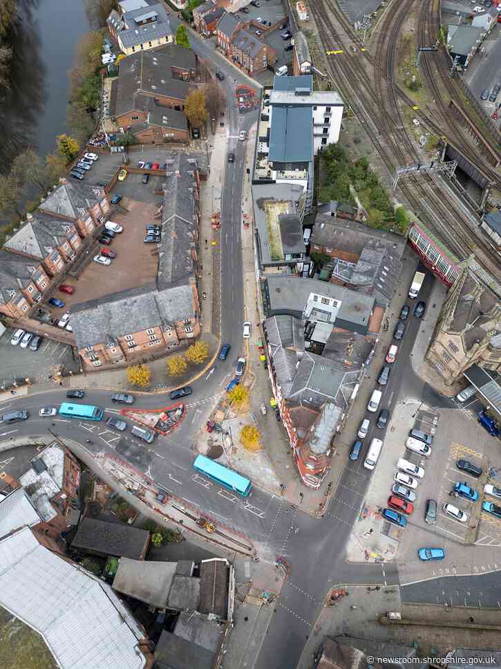 Shrewsbury station gyratory work to begin again on 6 January