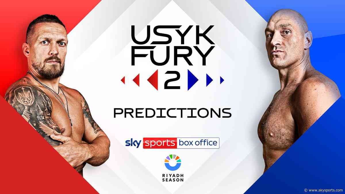 Usyk vs Fury 2 - Who wins? Big fight predictions