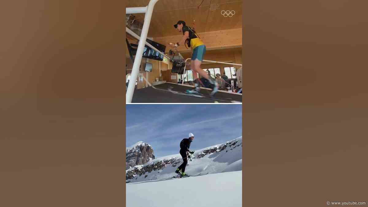 From the treadmill to the mountain! ⛷️