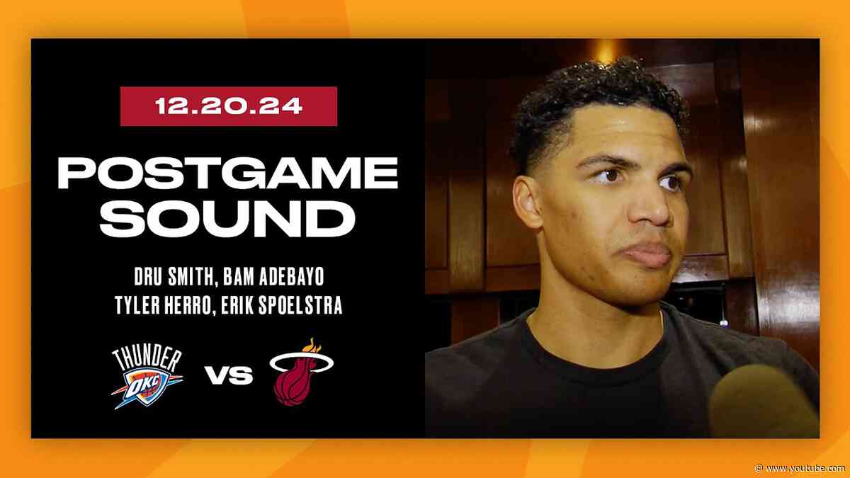 Dru Smith, Bam Adebayo, Tyler Herro, Erik Spoelstra | Postgame Interview | December 20, 2024