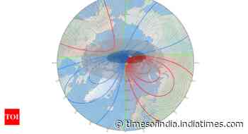 Magnetic north edges closer to Siberia, new model reveals