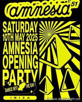 Amnesia Ibiza announced the opening party 2025!