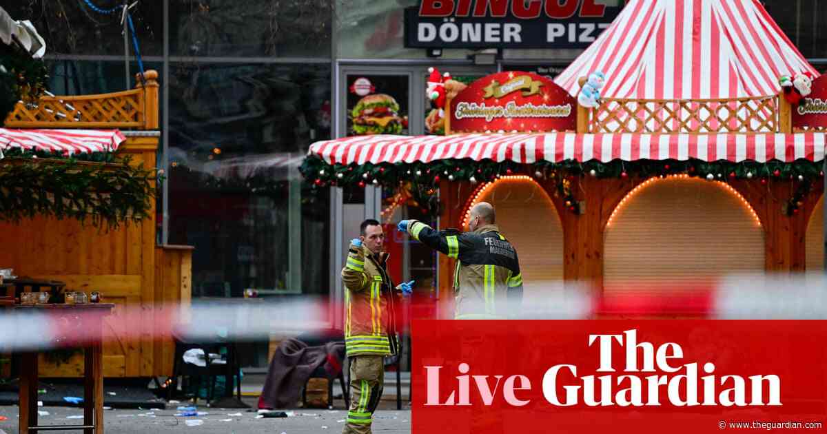 Germany Christmas market attack: Saudi doctor arrested after two killed and 68 injured – latest