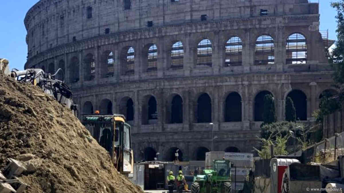 Metro C, si riducono i cantieri su via dei Fori Imperiali. Quasi finita la "stazione museo"