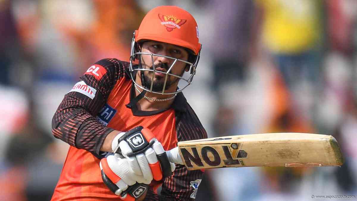 Anmolpreet Singh hits third-fastest List A century off just 35 balls in Vijay Hazare Trophy